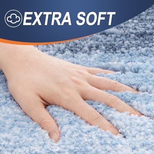 OLANLY Large Bathroom Rugs Mat 70x46, Extra Soft Absorbent Microfiber Bath Rugs - Image 2