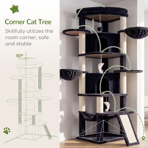 Globlazer 73in Corner Stable Cat Tree - Image 2