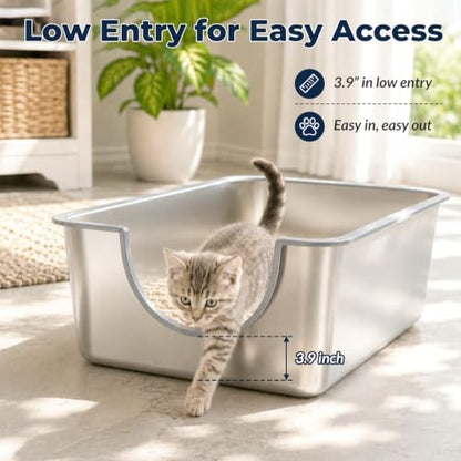 Stainless Steel Litter Box - Image 2