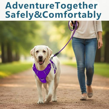 BARKBAY No Pull Dog Harness for Large Dogs, ID Tag Holder Dog Vest - Image 7