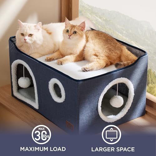 Bedsure Extra Wide Cat House Bed - Image 4