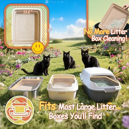 Disposable Litter Boxes for Cats Leak-Proof: 3/6/9/20/32-Pack Odor Control - Image 5