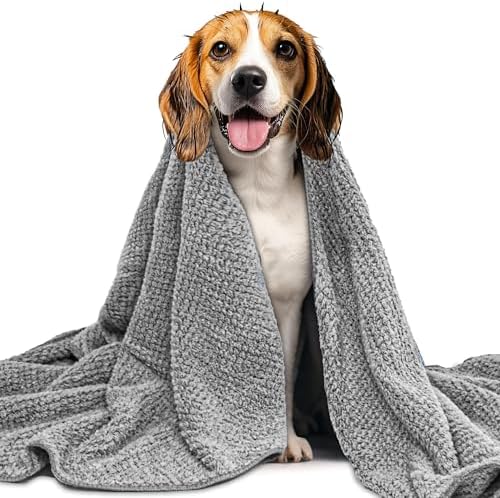 NVNAN Microfiber Dog Towel for Drying Dogs, 40 x 24 Inch Super Absorbent Pet by NVNAN