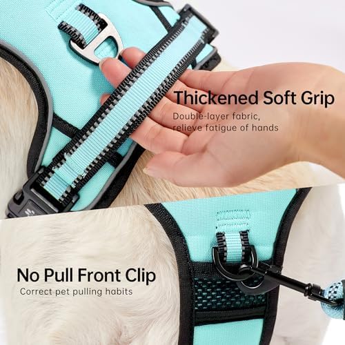 NESTROAD Dog Harness for Medium Sized Dog, No Pull Dog Vest Harness Set - Image 3