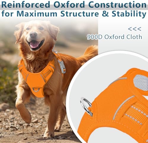 BARKBAY No Pull Dog Harness for Large Dogs, ID Tag Holder Dog Vest - Image 2