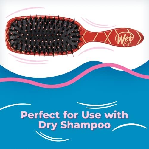 Wet Brush Shine Enhancer Paddle Brush, Terracotta - Image 6