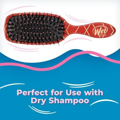 Wet Brush Shine Enhancer Paddle Brush, Terracotta - Image 6