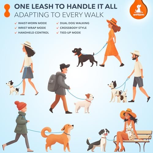 SparklyPets Bungee Rope Handsfree Leash - Image 2