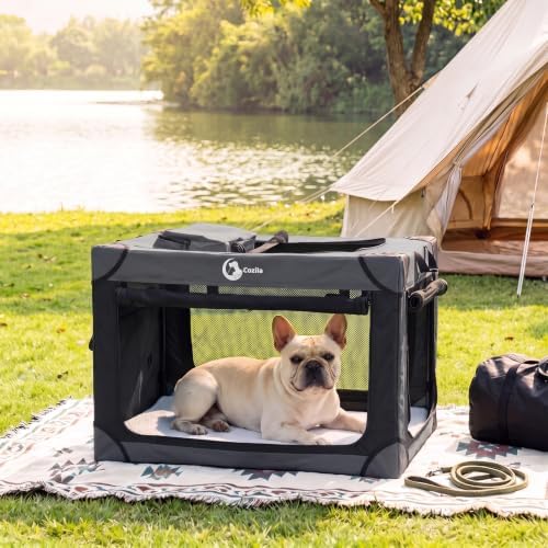 Portable Collapsible Soft Dog Crate by Cozila