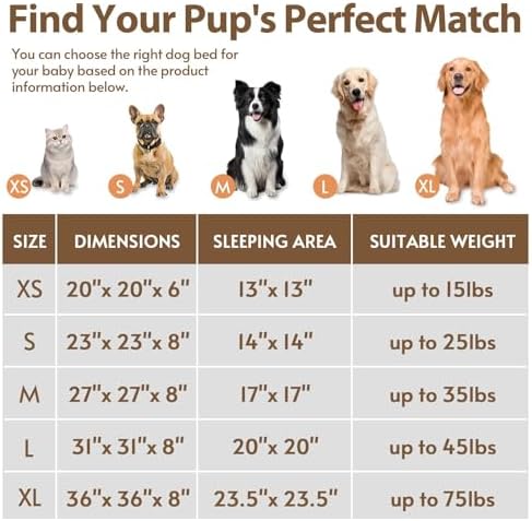 JOLLYVOGUE Calming Small Dog & Cat Bed - Image 6