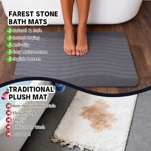 Stone Bath Mat Diatomaceous Earth Shower Mat - Image 6