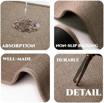Super Absorbent Bath Runner Mat, Non-Slip Bathroom Rug, Long Narrow Floor Carpet - Image 3