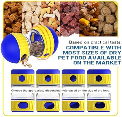 BSISUERM Dog Treat Dispensing Puzzle Toy Adjustable Food Dispenser Slow Feeder - Image 3