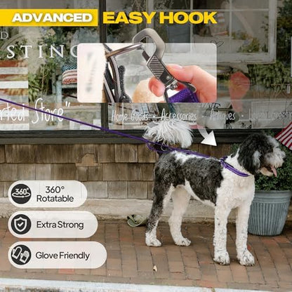Fida Heavy Duty Dog Leash for Medium Large Dogs, 6 FT, Dual Padded Handles - Image 4