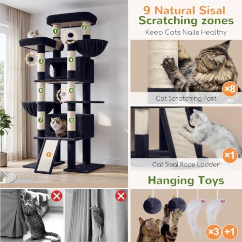 Globlazer Giant Tall Heavy Duty Cat Tower - Image 5