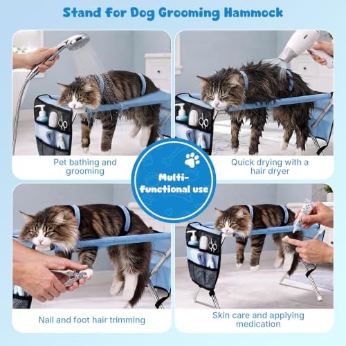 Foldable Pet Grooming Table Hammock, Suitable - Image 5
