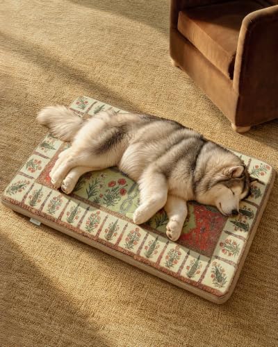 Exsnugy Dog Crate Pad, Boho Washable Dog Bed Mats by Exsnugypetproducts
