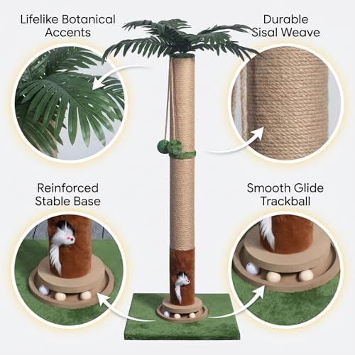 Fantasreen Cat Scratching Post 35'' Tall - Image 6