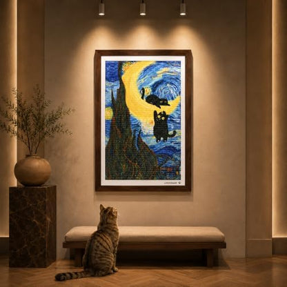 Wall Art Cat Scratcher, Framed Sisal Scratch Pad - Image 7