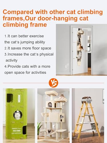 Door Hanging Cat Tree, Door Hanging Cat Shelf - Image 4