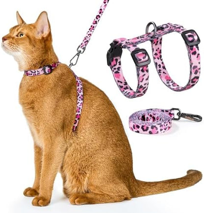 PetThem Adjustable Cat Harness and Leash Set Escape Proof by PetThem