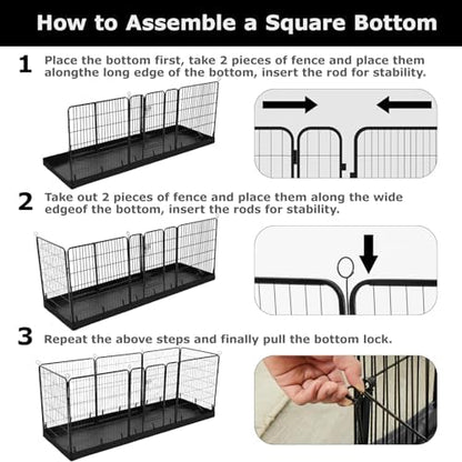 PJYuCien Rectangle Playpen Bottom Pad - Image 4