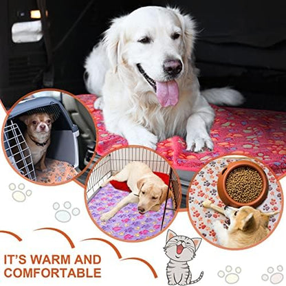 Tatuo 4 Pcs Fleece Dog Blankets - Image 3