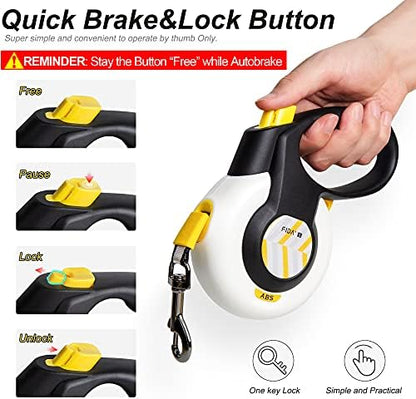 Fida AutoBrake Heavy Duty Retractable Dog Leash, 16 ft, - Image 4