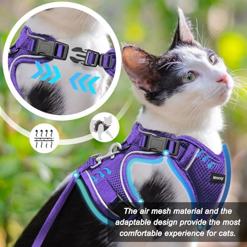 Cat Harness and Leash Set, Soft and Breathable Vest - Image 2
