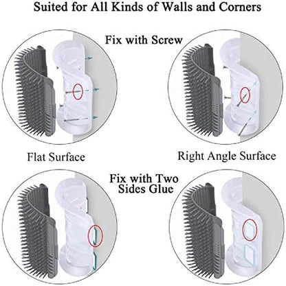 Kingtree Cat Wall Scratcher Self Groomer - Image 6