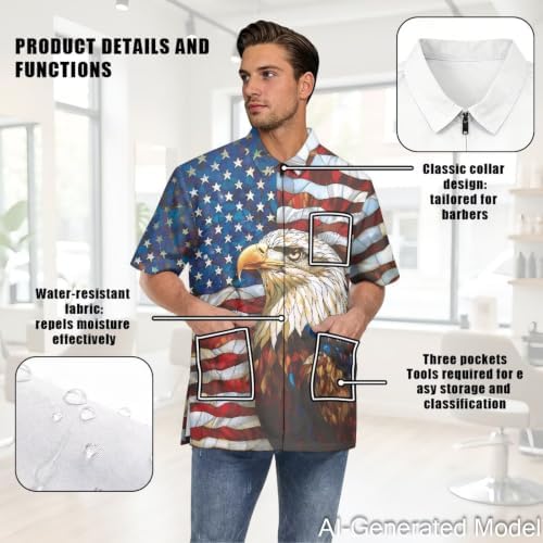 Professional Grooming Smock Unisex, Water Resistant Anti-Static - Image 5