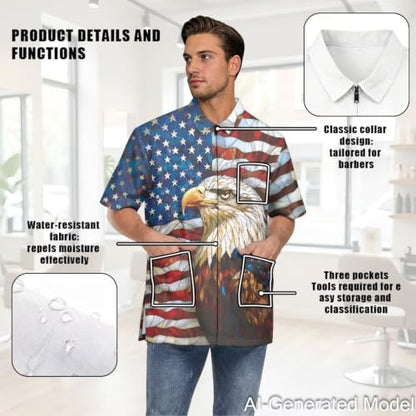 Professional Grooming Smock Unisex, Water Resistant Anti-Static - Image 5