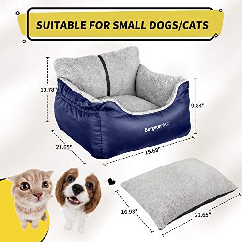 BurgeonNest Dog Car Seat for Small Dogs & Cats Under 25 lbs - Image 2