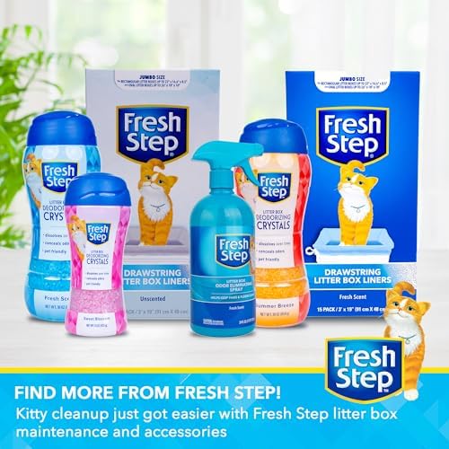 Fresh Step Drawstring Cat Litter Liners, 3 ft x 19 in, 7 Ct - Image 7