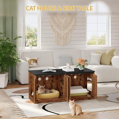 Hzuaneri Cat Litter Box Enclosure - Image 6
