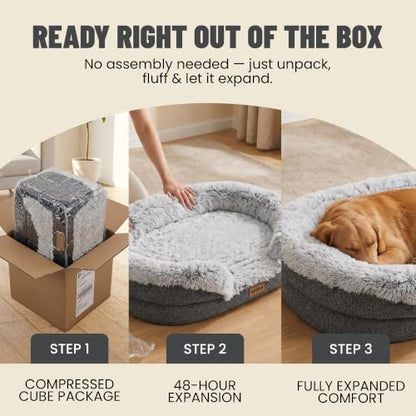 Miorun Fluffy Orthopedic Dog Beds Large Sized Dog - Image 7