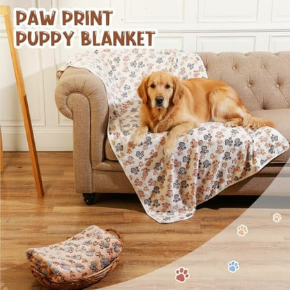 Tatuo 4 Pack Fleece Dog Blanket - Image 2