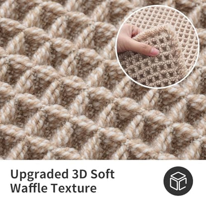 ILANGO Upgraded Waffle Bath Rug 20x32, Super Absorbent Non Slip Bath Mat - Image 5