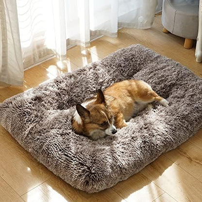 Dog Bed Crate Pad Plush Soft Dog Crate Bed - Image 3