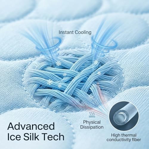 Dog Cooling Mat for Summer, Self Cooling Ice Silk Pet Bed Mat for Crate - Image 4