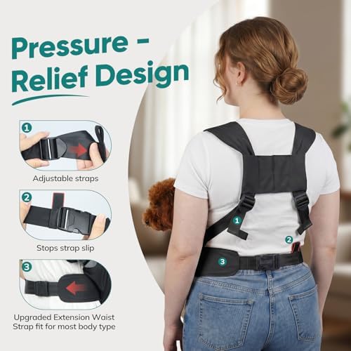 Dog Sling Carrier Front with Thicken Bottom Support - Image 5