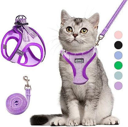 Cat Harness and Leash Set, Soft and Breathable Vest by Unknown