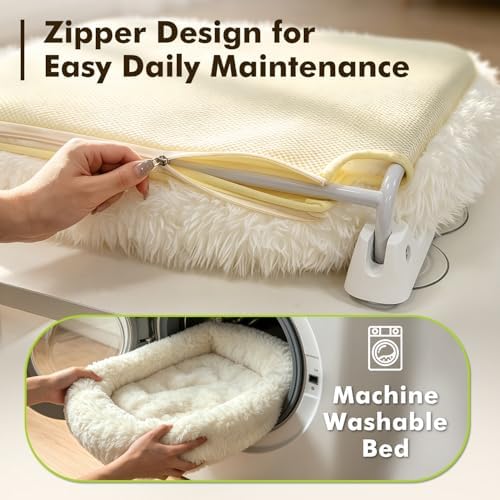 Zoratoo Foldable Cat Window Perch, Widened Cushion Cat Bed - Image 6