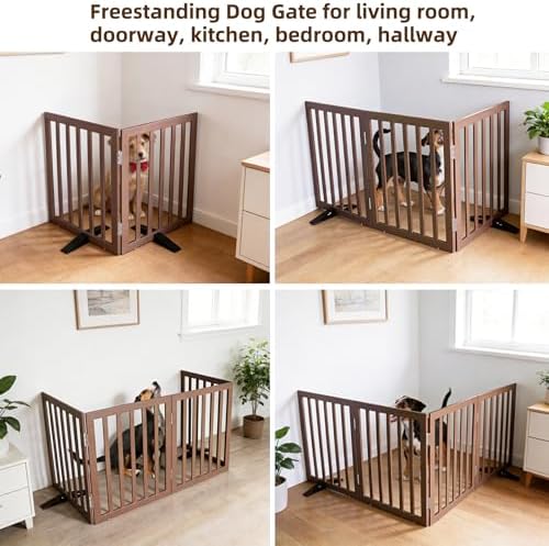 ZJSF Freestanding Indoor Dog Gate - Image 4