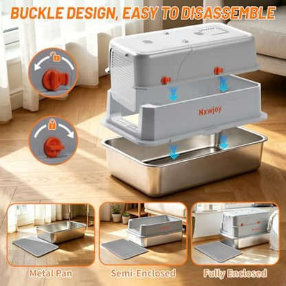 Stainless Steel Litter Box - Image 2