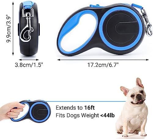 Segarty Dog Leash Retractable, 16ft Heavy Duty Walking Dog Leash - Image 2