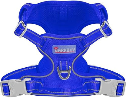 BARKBAY Dog Harness for Large Dog No Pull Mesh 2 Clips Dog Vest by BARKBAY