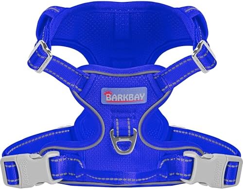 BARKBAY Dog Harness for Small Sized Dog No Pull Mesh 2 Clips Dog Vest by BARKBAY