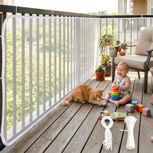 Banister Guard 15 x 3 ft Heavy Duty Stair Railing Cover by Unknown