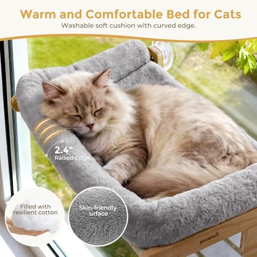 Pecute Cat Window Hammock Foldable, Cat Bed - Image 6